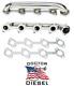 03-07 Ford Powerstroke F250 F350 6.0 Stainless Performance Exhaust Manifolds