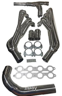 1-7/8 Performance Exhaust Header & Y Pipe 14-18 Chevy GMC Silverado Sierra 1500