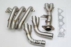 1320 Performance B series Toda V2 Header 2.5 flange dual O2 JDM GSR TYPE R b18C