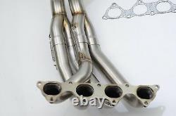 1320 Performance B series Toda V2 Header 2.5 flange dual O2 JDM GSR TYPE R b18C