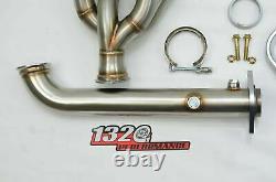 1320 Performance B series UEL Twister header & 2.5 Magnaflow cat b16 b18 b20 SI