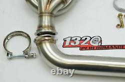 1320 Performance B series UEL Twister header & 2.5 Magnaflow cat b16 b18 b20 SI