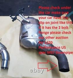 1320 Performance BMW 535D 335D E90 E91 E92 diesel downpipe M57 DEF delete Euro