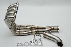 1320 Performance H22 swap race series header Tri-Y 6 step with 3 v-band