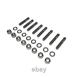 16PC SBP Titanium Exhaust Header Stud Kit for Chevrolet GM 396 427 454 3/8-16