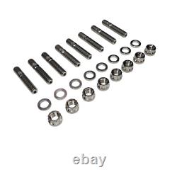 16PC SBP Titanium Exhaust Header Stud Kit for Chevrolet GM 396 427 454 3/8-16