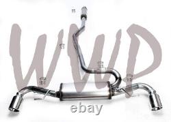 2.5 Stainless Dual CatBack Exhaust System 14-18 Mazda 3 Hatchback 2.0L/2.5L