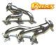 2005-2010 Mustang 4.0 V6 Pypes Polished Stainless Steel Shorty Headers