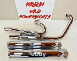 2007 Victory Kingpin Performance Exhaust System Header Pipes Mufflers OEM NICE