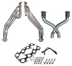 2011-2014 Ford Mustang GT 3.0 Long Tube Headers & X-Pipe with High Flow Cats