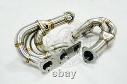 2mm SS304 Performance Exhaust Header For Porsche 997.2 Carrera PDK 2009-12