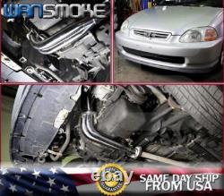 2pcs For 88-00 Honda CIVIC Header Manifold D15b D15z D16a D16y D16z Crx Eg Ej Ek