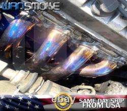 2pcs For 88-00 Honda CIVIC Header Manifold D15b D15z D16a D16y D16z Crx Eg Ej Ek