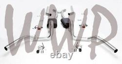 3 Header Back Exhaust For 68-72 GM A-Body V8 Skylark/Chevelle/El Camino/Cutlass