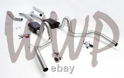 3 Header Back Exhaust System 68-72 GM A-Body ABody V8 With Flowmaster Mufflers
