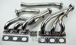 4PC For BMW E46 E39 Z3 2.5L 2.8L 3.0L L6 Performance Exhaust Manifold Headers