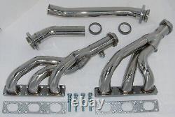 4PC For BMW E46 E39 Z3 2.5L 2.8L 3.0L L6 Stainless Exhaust Manifold Headers