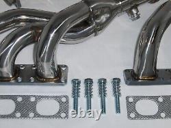 4PC For BMW E46 E39 Z3 2.5L 2.8L 3.0L L6 Stainless Exhaust Manifold Headers