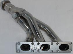 4PC For BMW E46 E39 Z3 2.5L 2.8L 3.0L L6 Stainless Exhaust Manifold Headers