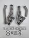 4pc Performance Exhaust Manifold Headers Fits Bmw E46 E39 Z3 2.5l 2.8l 3.0l L6