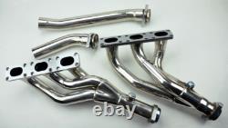 4PC Stainless SS Exhaust Manifold Headers FITS BMW E46 E39 Z3 2.5L 2.8L 3.0L L6