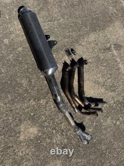 98 Triumph Daytona T595 955i 2200512 Performance Carbon Exhaust Muffler Header
