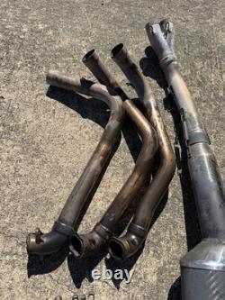 98 Triumph Daytona T595 955i 2200512 Performance Carbon Exhaust Muffler Header