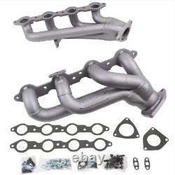 BBK 1-3/4 Shorty Exhaust Header for 99-13 Chevy/GM Truck/SUV 4.8/5.3L-Titanium