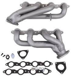 BBK 1-3/4 Shorty Exhaust Header for 99-13 Chevy/GM Truck/SUV 6.0L-Titanium