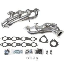 BBK 40050 1-3/4 Shorty Exhaust Headers Polished Silver Ceramic For Chevy NEW