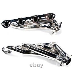 BBK For 1986 1993 Mustang 5.0 1-5/8 In. Shorty Headers Chrome 1515