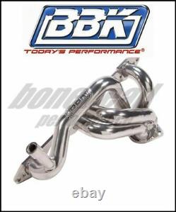 BBK Performance 1595 Chrome Plated Shorty Headers 1994-1996 Chevy Impala SS LT1