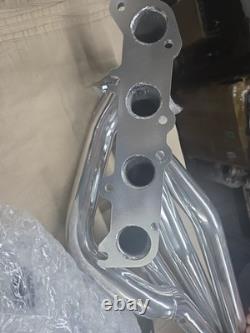 BBK Performance 18560 1-7/8 Long Tube Headers Polished Silver Ceramic Coat READ