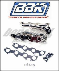 BBK Performance 4012 Chrome Short Tube Headers 05-12 Chrysler Dodge Hemi 5.7L