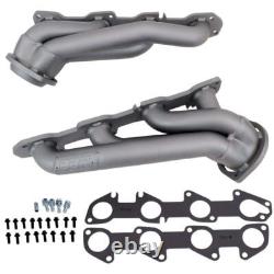 BBK Shorty Exhaust Headers-1-3/4in Silver for 09-24 Dodge Hemi 5.7L Car