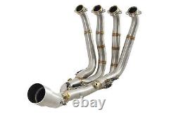 BMW S1000RR Performance De Cat Exhaust Collector Downpipes Headers 2010 2014
