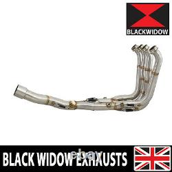 BMW S1000RR Performance De Cat Exhaust Collector Downpipes Race Headers 10-14