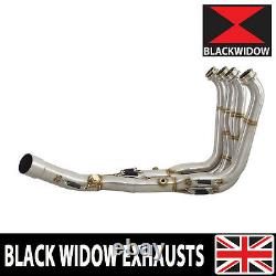 BMW S1000RR Performance De Cat Exhaust Collector Downpipes Race Headers 15-16