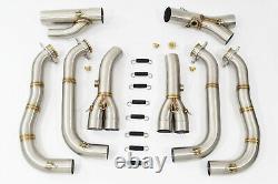 BMW S1000RR Performance De Cat Exhaust Collector Downpipes Race Headers 17-18