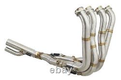 BMW S1000XR Performance De Cat Exhaust Collector Downpipes Headers 2015 2019