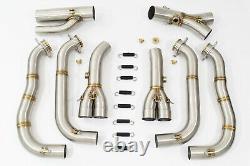 BMW S1000XR Performance De Cat Exhaust Collector Downpipes Headers 2015 2019