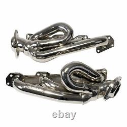 Bbk Shorty Tuned Length Chrome Exhaust Header Kit 09-16 Dodge 5.7l Ram 1500