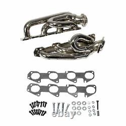 Bbk Shorty Tuned Length Chrome Exhaust Header Kit 09-16 Dodge 5.7l Ram 1500