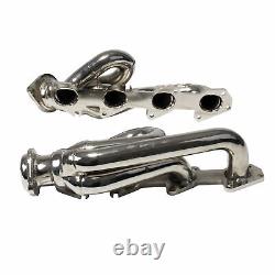 Bbk Shorty Tuned Length Chrome Exhaust Header Kit 09-16 Dodge 5.7l Ram 1500