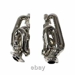 Bbk Shorty Tuned Length Chrome Exhaust Header Kit 09-16 Dodge 5.7l Ram 1500