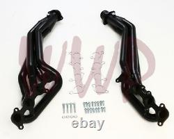 Black Coated Performance Exhaust Headers System 11-15 Ford Mustang GT 5.0L V8