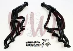 Black Coated Super Competition Performance Exhaust Header Full Length 65-69 Ford