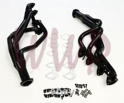 Black Coated Super Competition Performance Exhaust Header Full Length 65-69 Ford