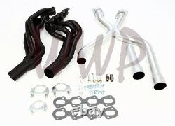 Black Performance Exhaust Header X-Pipe For 96-04 Ford Mustang Cobra/Mach 1 4.6L