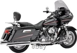 Cobra Steel Chrome True Duals Header Exhaust Pipes for 2007-2008 Harley Touring